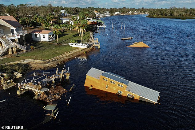 Billions of dollars within the CR are intended to assist with disaster relief following the damage from Hurricane Helene, shown above