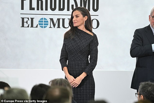 The Queen of Spain attends the 35th anniversary of the Spanish newspaper El Mundo in Madrid on December 5