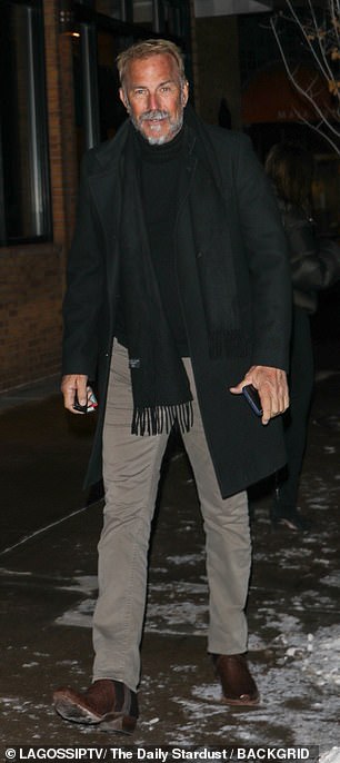 Costner looked in high spirits as he strolled days after the Yellowstone final.