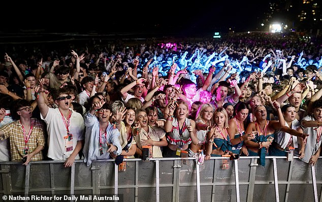 Samiya said she felt like the host and Airbnb were trying to take advantage of her and her five friends because they were young (pictured, Schoolies 2024).