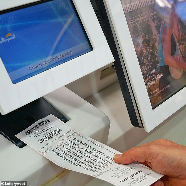 Lotterywest players have 12 months to claim their prizes, so the man was lucky enough to finally bag the winning ticket during a routine trip to the pharmacy (file image)