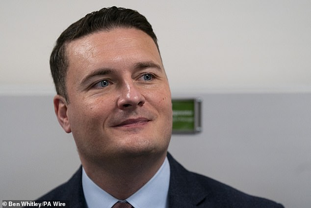 In a letter to Wes Streeting (pictured), the medical expert demanded that England have a minimum unit price (MUP) scheme, similar to that in Scotland, which he described as 