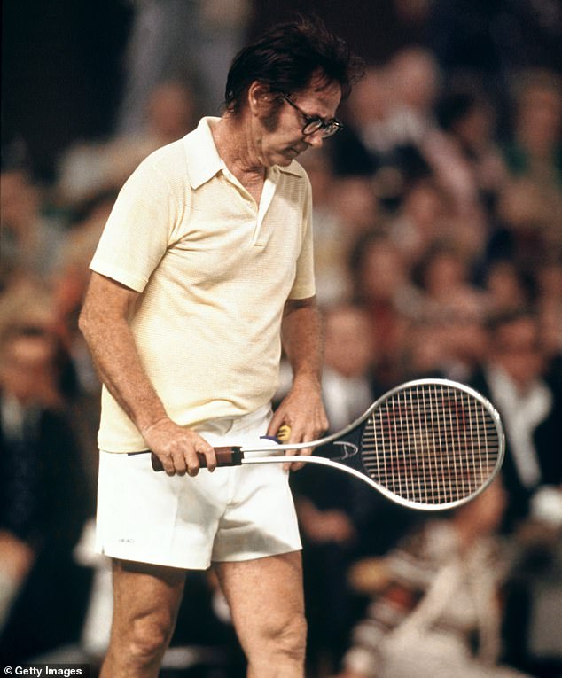 His grandfather, the late great Bobby Riggs (pictured) was one of America's greatest men's tennis players during his prime. Bobby Riggs won Wimbledon and the US Open in 1939 and again in 1941.