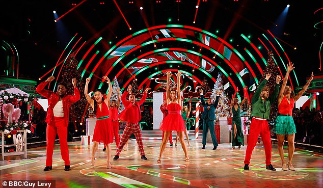 Six couples will perform a festive routine hoping to impress the judges - Craig Revel Horwood, Motsi Mabuse, Anton Du Beke and head judge Shirley Ballas - and the voting studio audience.