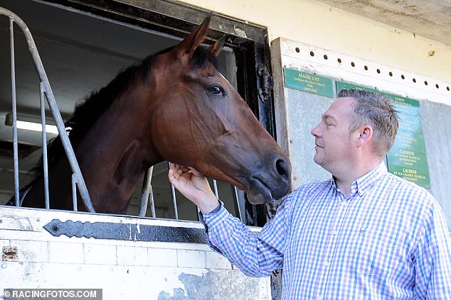 Dance, who is a part-time DJ, is also accused of spending the money on the purchase of a nightclub as well as expensive properties (pictured with his horse Laurens).