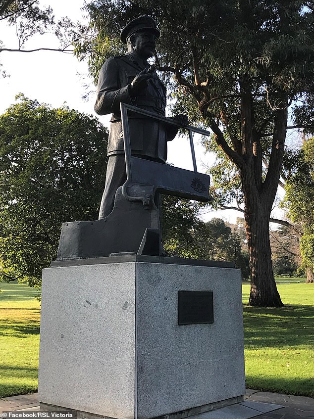 Sir Thomas has been honored with a statue at Melbourne's Kings Domain