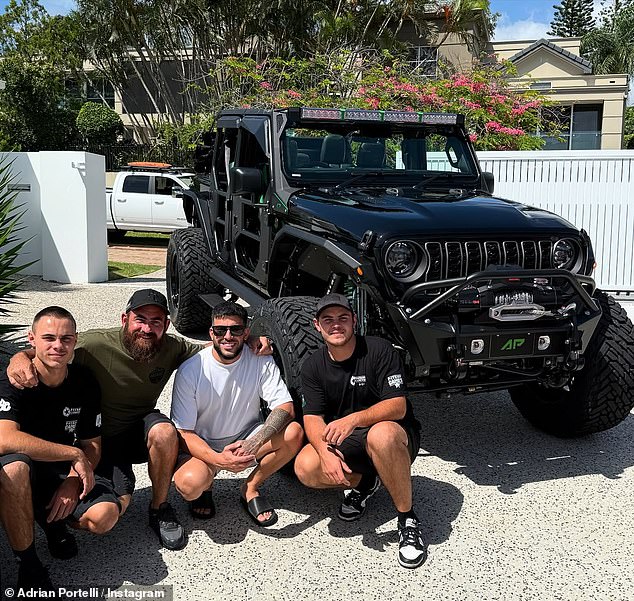 The car was also equipped with a large black crash bar and a winch, suggesting that Portelli was planning to be an adventurous off-roader in the near future.