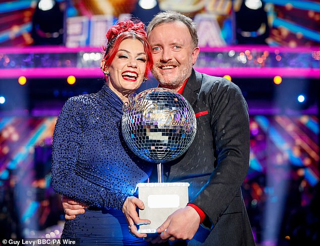 Dianne Buswell and Chris McCausland lifted this year's Strictly Come Dancing glitterball