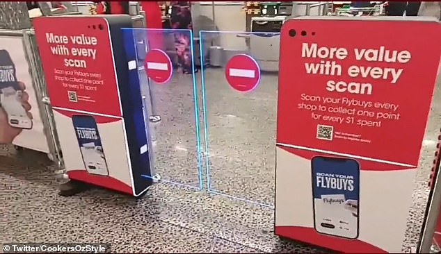 Coles installed anti-theft security doors across Australia last year in response to a rise in shoplifting.