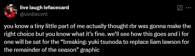 1734607545 486 Fans all say the same thing as Yuki Tsunoda is