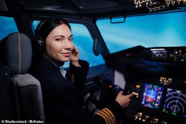 Professor Cox points out that if the Earth were flat, planes flying over our planet would eventually reach the edge. By this logic, all pilots on Earth should be involved in the conspiracy (stock image)