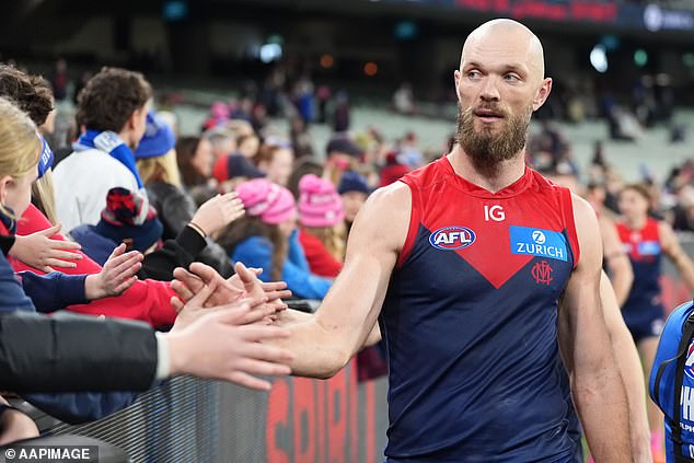 Gawn suffered a fractured larynx after receiving a blow to the neck during training