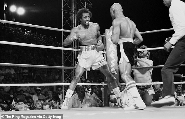 Thomas Hearns took on Marvin Hagler at Caesars Palace in one of the biggest fights of all time.