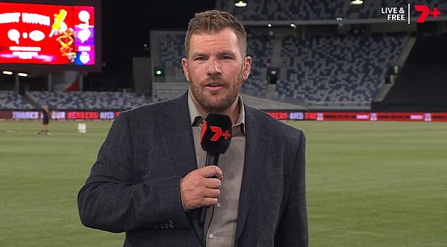 Australian great Aaron Finch (pictured) paid tribute to Ashwin following his decision to retire