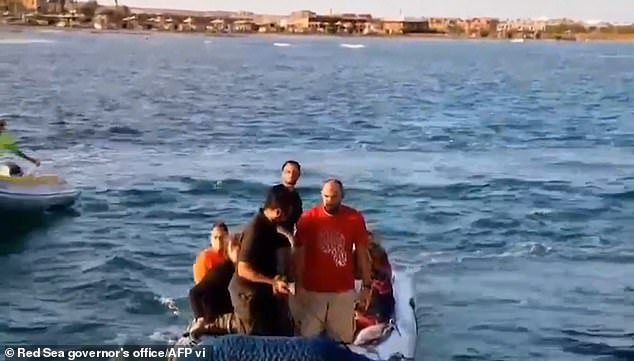 Rescue efforts after yacht Sea Story capsizes in Red Sea off coast of Egypt