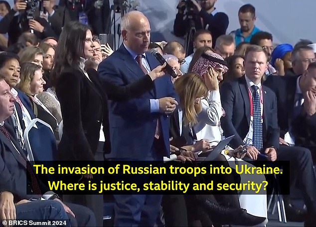 Rosenberg calmly told Putin that his brutal war in Ukraine completely contravened the principles underpinning the BRICS: justice, regional stability and security, and a just world.