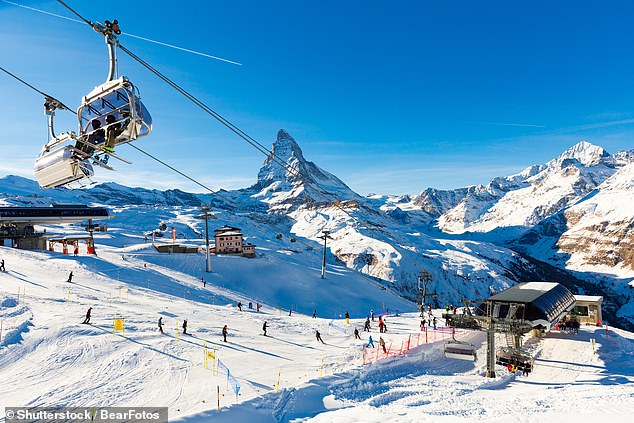 The students also went to a disco for minors during their trip to a ski resort in Switzerland