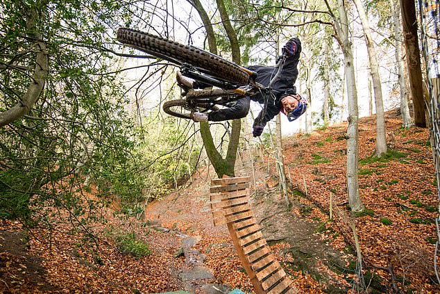 Kyle flies deep into a Welsh forest for another video production