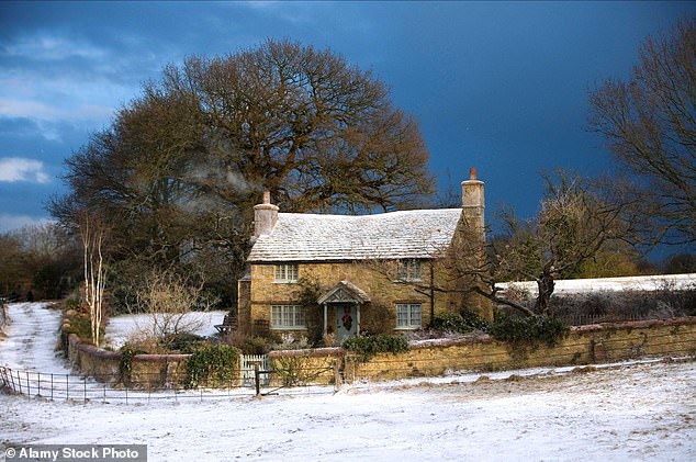 Last month, Jude Law 'burst the bubble' when he revealed secrets from the filming of his Christmas classic The Holiday on BBC Radio 2 and revealed that Rosehill Cottage (pictured above) never existed.