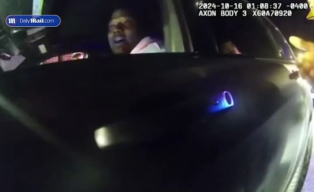 Video has been released of Patriots star Christian Barmore being pulled over by police