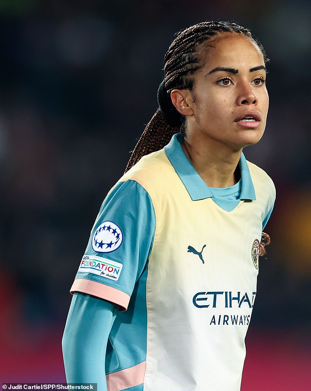 Fowler (pictured during the defeat to Barcelona) will be a vital part of the Matildas' future, especially with no return date set for striker and former captain Sam Kerr.