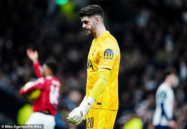 Two howlers in possession by goalkeeper Fraser Forster invited United back into the tie