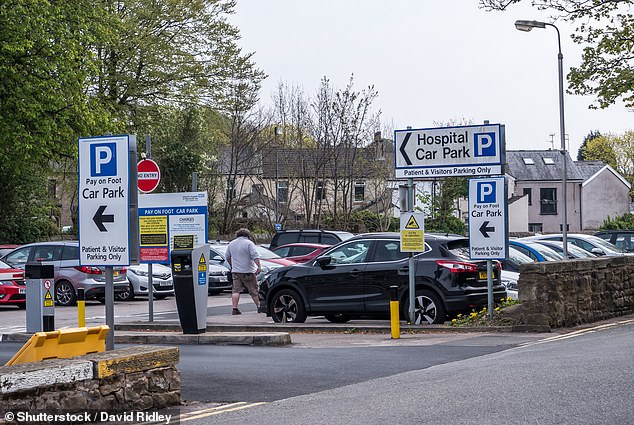 A survey of almost 2,000 GMB members found that 72 per cent of those working in hospital settings had to pay for parking.