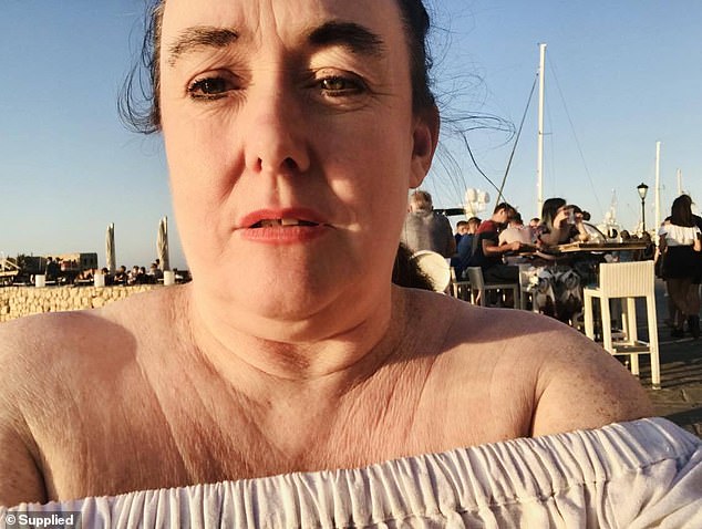 The 54-year-old (pictured) is now excited to enjoy her first Australian summer.