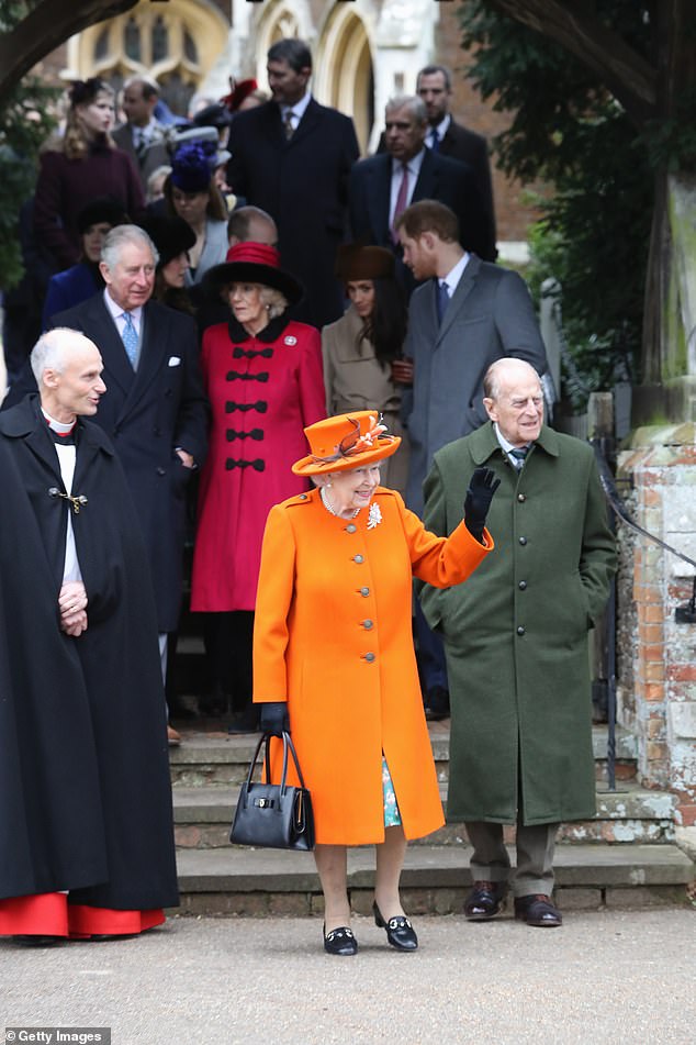 After the service, the family returned to Sandringham for lunch and gathered to watch the Queen's annual Christmas broadcast, a tradition that capped their celebrations.