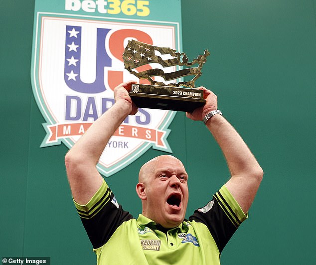 Michael van Gerwen used to lay tiles. He is now worth around £6 million.