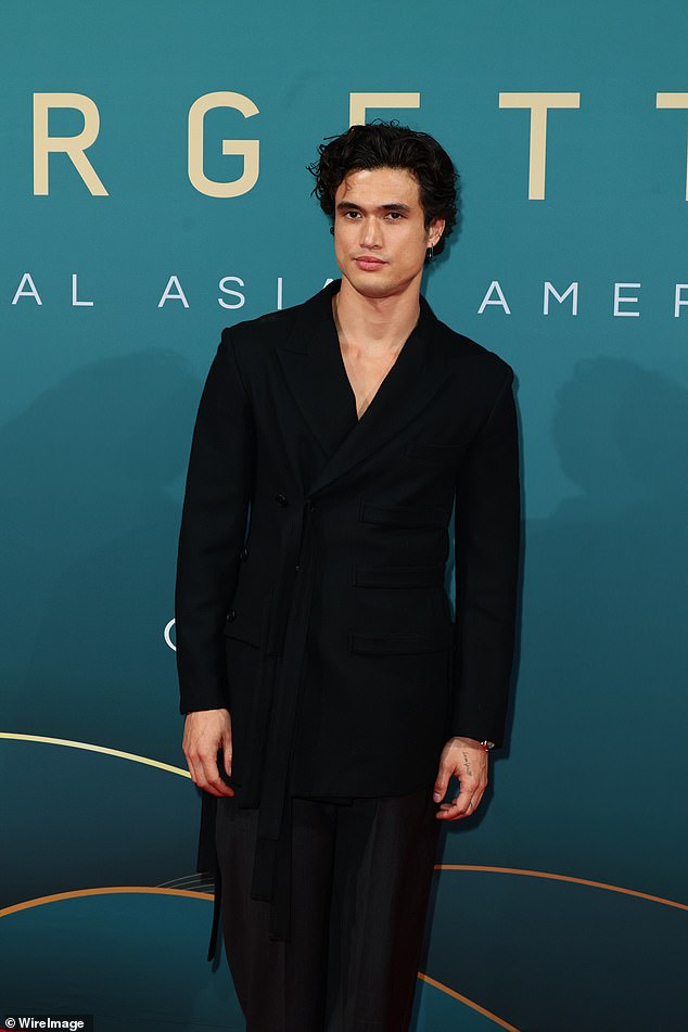 Chloe recently dated Charles Melton (pictured) and the pair quietly broke off their romance towards the end of the 