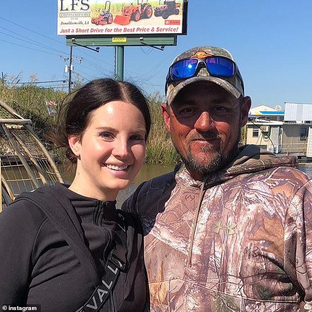 Lana Del Rey and her husband, tour boat captain Jeremy Dufrene, whom she married in September