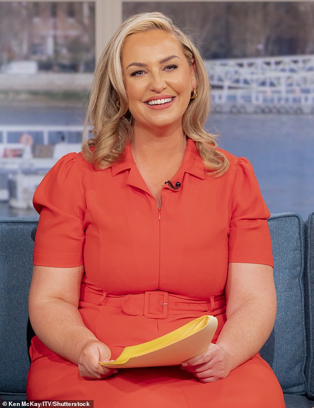 The ITV presenting star, 39, pictured above in 2022, looked incredible last year as she flaunted a trimmed frame in a series of gorgeous outfits and looks.