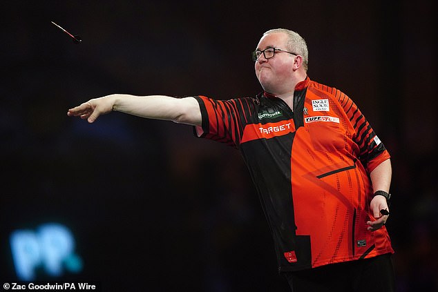 Meanwhile, crowd favorite Stephen Bunting beat Kai Gotthardt 3-1 at Alexandra Palace.