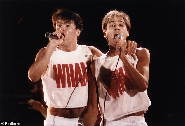 WHAM!'s Andrew Ridgeley (R with George in 1986) said: 