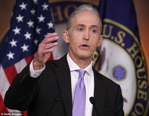 Gowdy is seen here participating in a press conference with fellow Committee Republicans following the release of the Commission's Benghazi Report on Capitol Hill on June 28, 2016