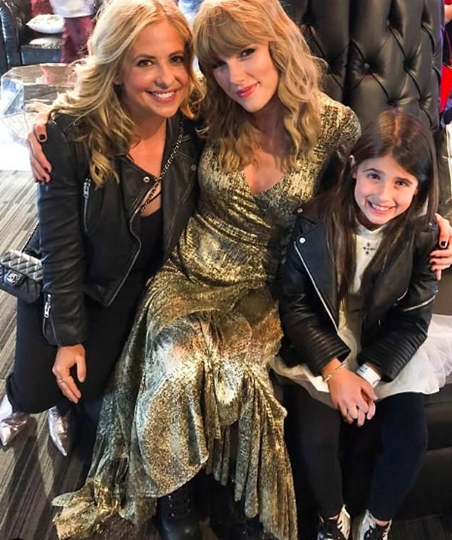 The Cruel Intentions star's daughter Charlotte is also a huge Taylor Swift fan and met the pop superstar in 2018.