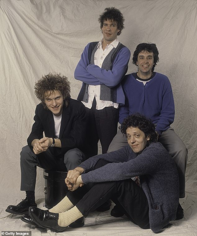 He replaced founding member of Replacements, Bob Stinson, when he was fired from the collective and was widely praised for revitalizing the band; Pictured, from left, Tommy Stinson, Paul Westerberg, Chris Mars and Slim Dunlap (front) in 1989.