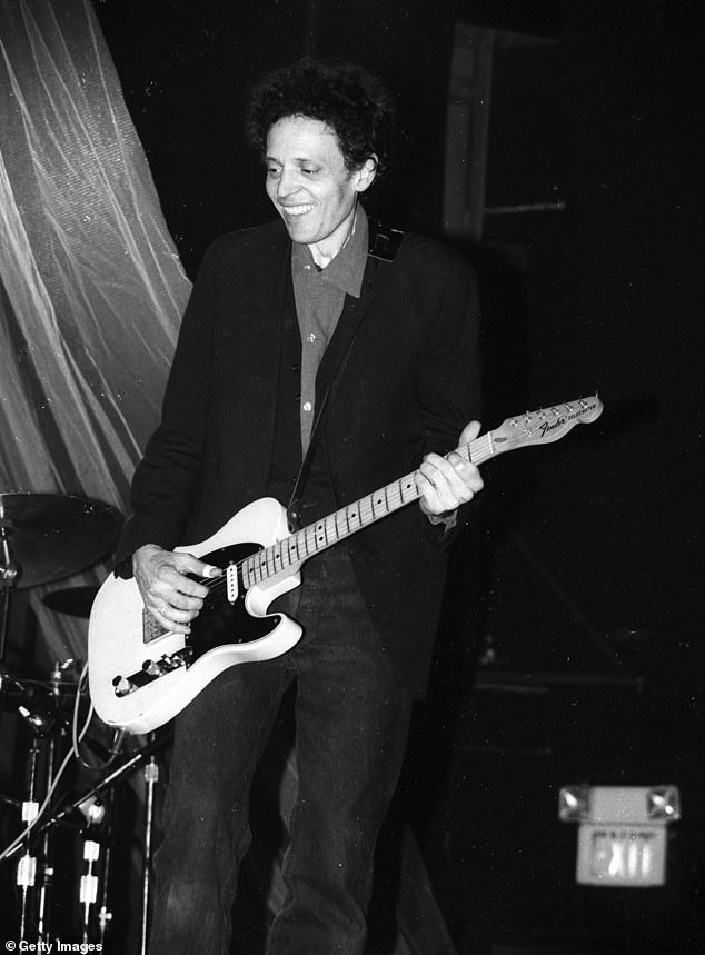 He replaced founding Replacements member Bob Stinson when he was fired from the collective and was widely praised for revitalizing the band; photographed in 1990