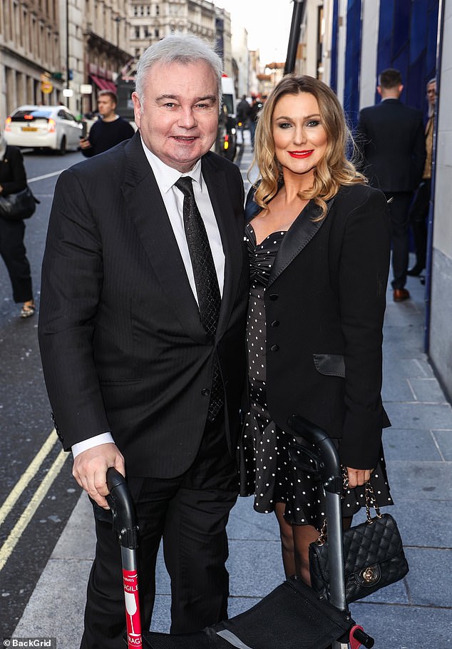 Eamonn and Katie loved up earlier this month. Blonde Katie, 43, prefers short, tight dresses, a touch of bright lipstick and high heels, writes Alison Boshoff.