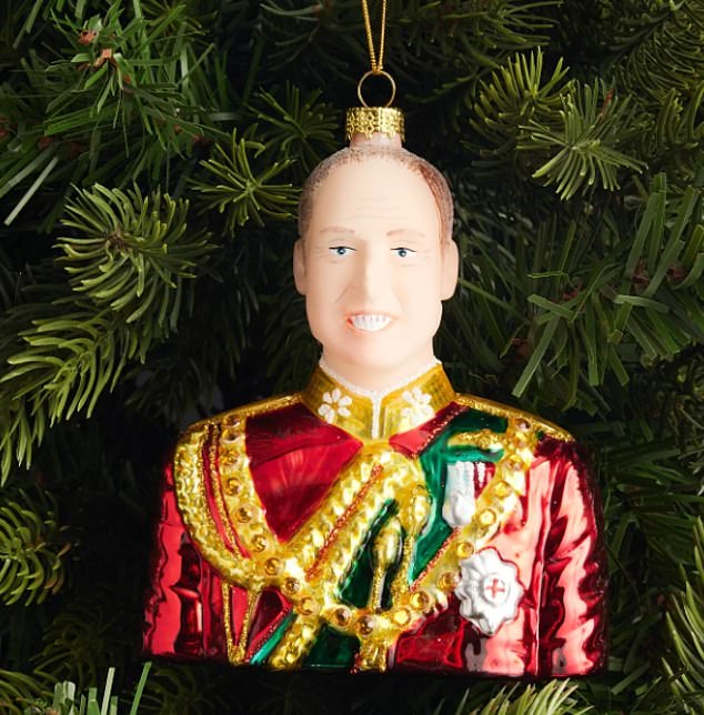 A very majestic Christmas: Prince William's crystal ball sells at Selfridges for £40