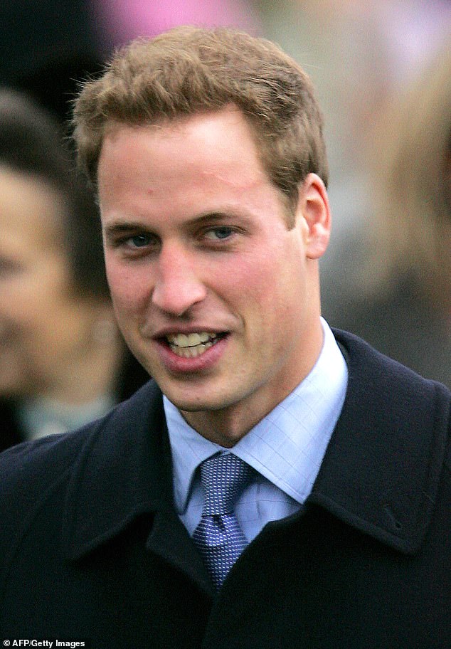 Prince William arrives at the church for the traditional Christmas Day service at Sandringham in 2006.