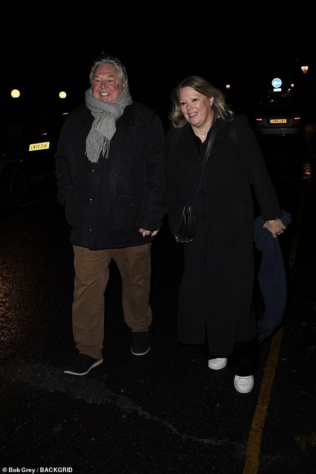 LBC presenter and This Morning personality Nick Ferrari and his wife Sandra Phylis Conolly seemed to be on cloud nine as everyone was all smiles at the party.