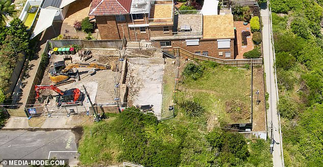 The spacious six-bedroom, three-story house that once stood on the site was completely demolished, leaving nothing but piles of bricks and rubble to be hauled away by bulldozers.