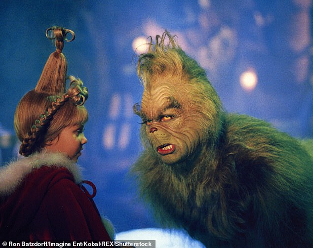 Jimmy then revealed that he and his partner Amelia Shepperd had their own run-in with the package-stealing Grinch, who entered their garden and started rummaging through boxes. In the photo: a scene from The Grinch.