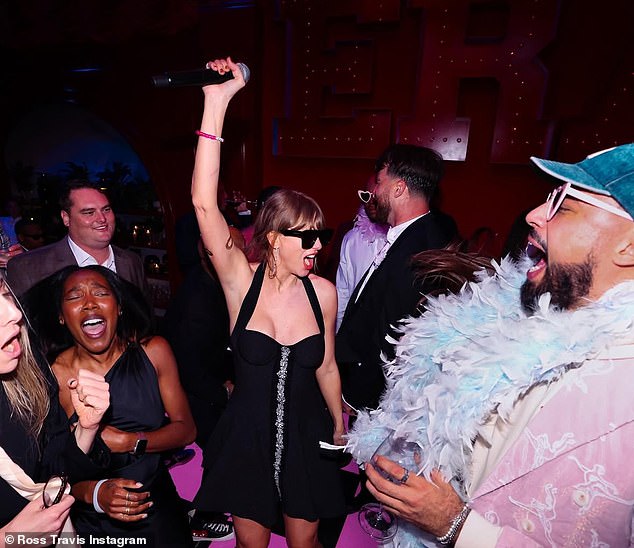 Swift and Kelce seemed to be having the time of their lives as the singer recently turned 35