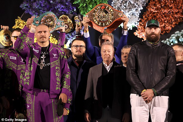 Oleksandr Usyk and Fury will meet again inside the ring in a crucial rematch on Saturday night.