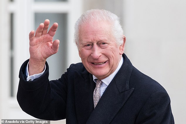 King Charles III took second place despite undergoing treatment for cancer last year, with 186 engagements