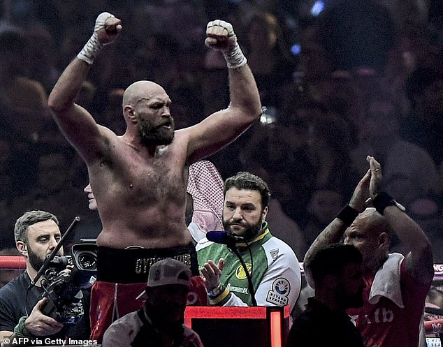 Fury's post-fight celebrations were purely theatrical, James told BetUK