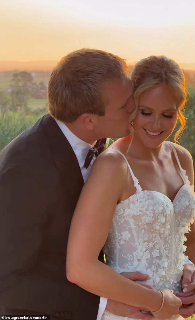 The Manly Sea Eagles star and his beautiful fiancée walked down the aisle in a picturesque ceremony in the Hunter Valley on Saturday.